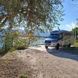 Später umgeparkt, tolle Aussicht