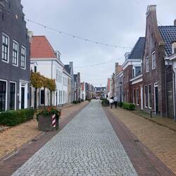 De hoofdstraat van Landal Oostmahorn