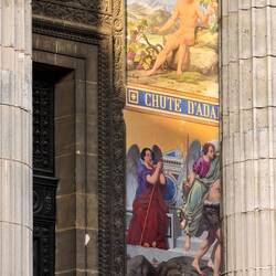 A patch of St Vincent de Paul church near Sacre Couer.