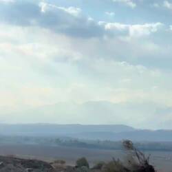 Beautiful scenery on our drive to Bishkek