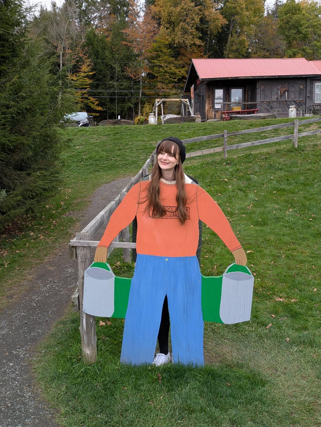 She's actually a trained Farm Doctor