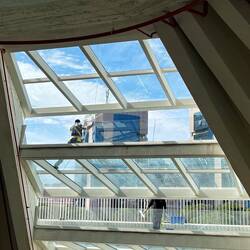 Fensterputzer, gut gesichert 👍