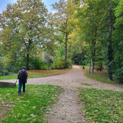 Spaziergang am Camping