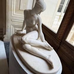 Nymph with a scorpion by Lorenzo Bartolini