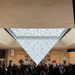 Inverted pyramid, on the way out