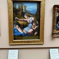 The Virgin of the Veil by Giovanni Penni, painted around 1518