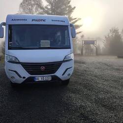 Frühnebel zaubert ein besonderes Licht