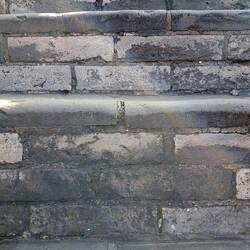 To hinder advancement of invaders, the steps were built of varying heights.