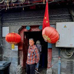 Entrance to a compound.