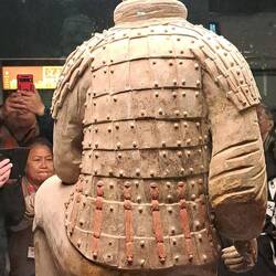 The detail is extraordinary; down to the tread on the soles of his boots.