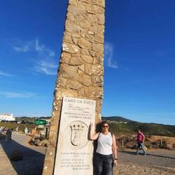 Cabo da Roca, el punto mas occidental de Europa.