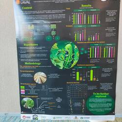 Ich fand das Poster bisschen lustig mit der KI Gurke