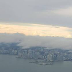 Anflug auf Panama City
