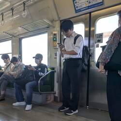 On the train