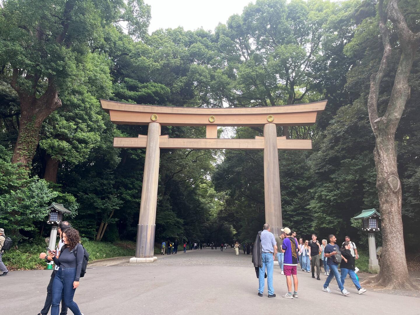 A number of gates pace the spiritual journey towards the shrine.