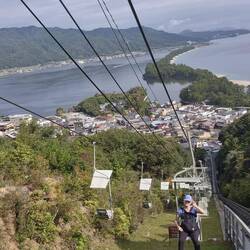 Einer - Sessellift in Amanohashidate