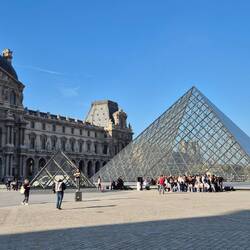 The Louvre, on a Tuesday. It's not open on Tuesdays.