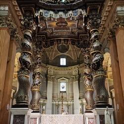 Interior of the Mary, Queen of the World Cathedral in Montreal