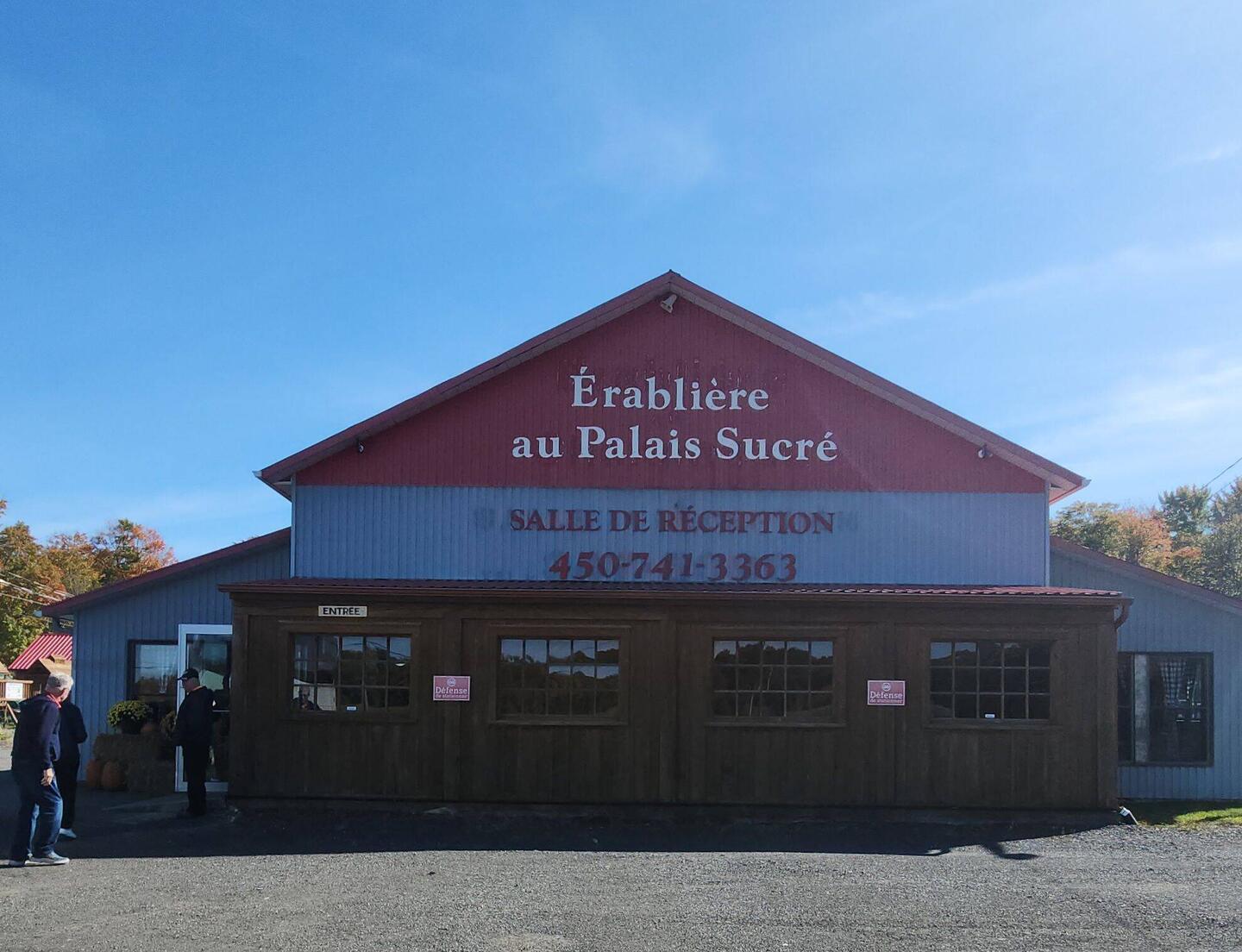 We did a tractor ride here seeing maple syrup extraction