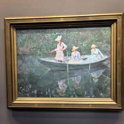 Monet's boat that I saw at Giverney.