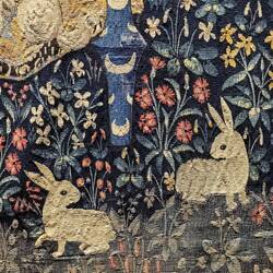 Details of tapestry.