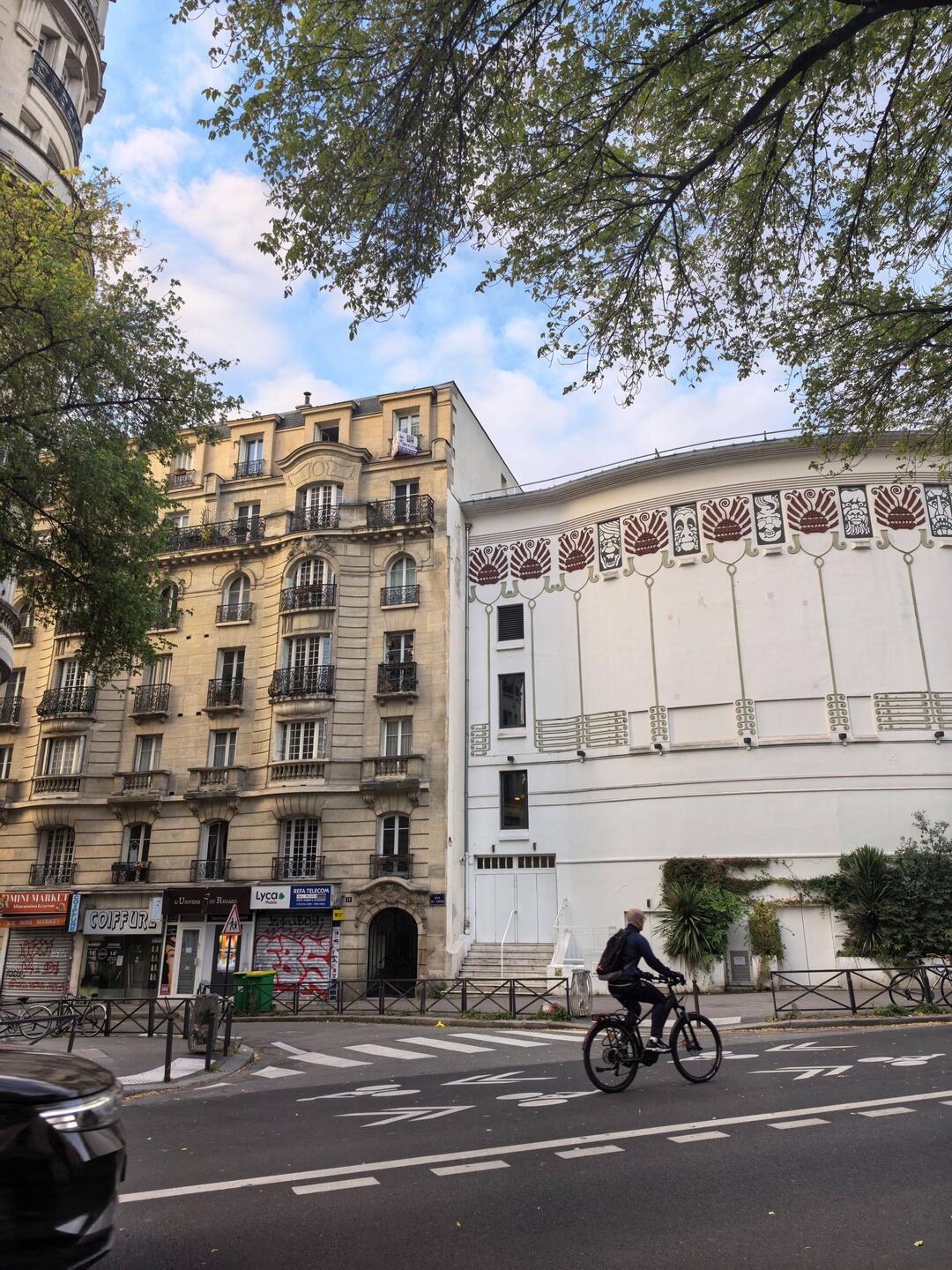 Retro cinema next to where Sophie and Phillip used to live.