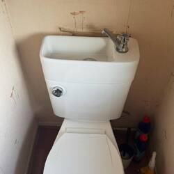 Toilette vom "Airbnb"