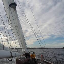 more wind and rougher sea bast the jetty