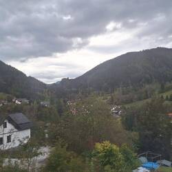 One of many villages on our journey