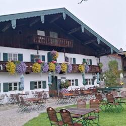 Look coffee shop with delicious Kaiserschmarren