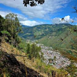 Blick auf Baños