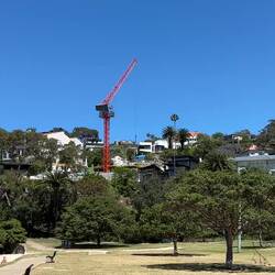 Chowder Bay met het krijsende geluid van de cockatoos op de achtergrond