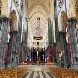 Inside the cathedral