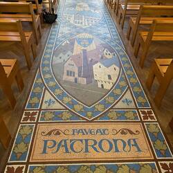 Floor mosaics in the cathedral