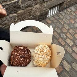 Merveilleux. These little cakes are made from clouds of meringue smothered in cream and chocolate