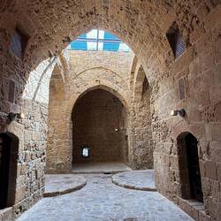 Inside the castle