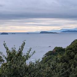 View from coast road