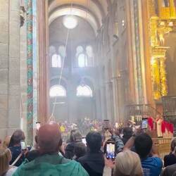 I was privileged to see it. They don't have it every mass