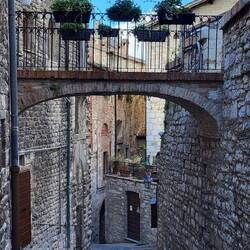 Herrliche Gassen. Das Mittelalter läßt grüßen