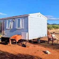 Our temporary home 🚿