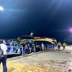 Und dann mit der Fähre rüber auf die Isla Mujeres