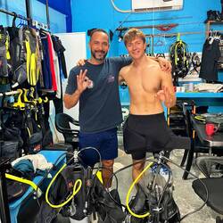erste Einheit für den Open Water Diver mit Andrés