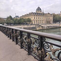 Padlocks on all the bridges.