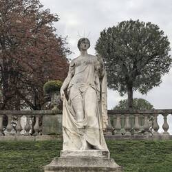 Anti-pigeon head gear.