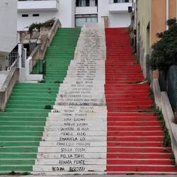 Treppe der Legalität: 51 Stufen mit den Namen unschuldiger Mafia-Opfer