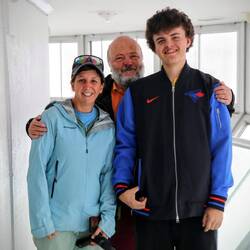 Rahel, Cristi & Nicolas. CN Tower.