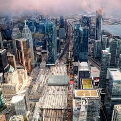 The city seen from the CN Tower.