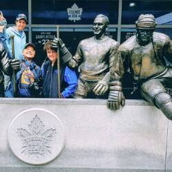 Legends Row: Mississauga Walk of Fame. Toronto downtown.