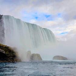 Niagara Falls. Photo taken from the ship.