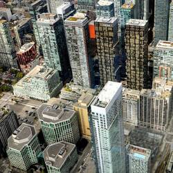 The city seen from the CN Tower.